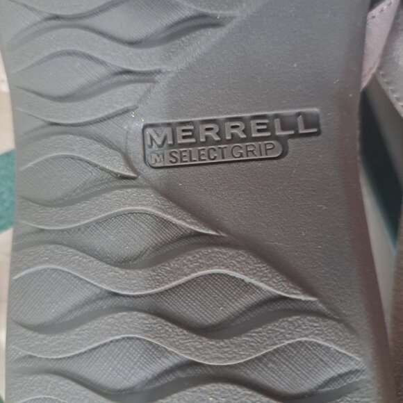 Merrell Women's 9 Moon Gray Slip-on Braided Sandals Flats - Picture 14 of 15